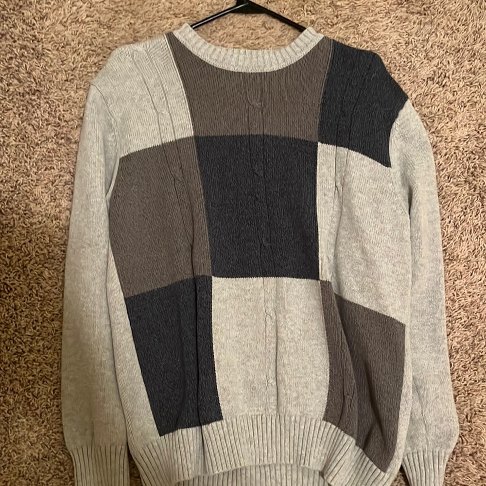 VINTAGE DOCKERS CHECKERED SWEATER